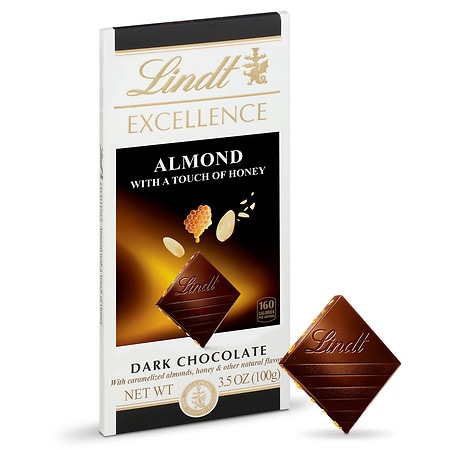 LINDT EXCELLENCE ALMONDS w/A TOUCH OF HONEY 3.5oz[JJNY]