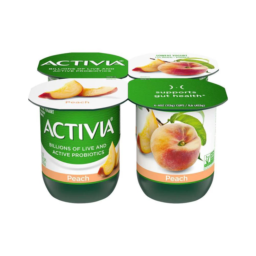 ACTIVIA PEACH 4oz-4pk[JJF]