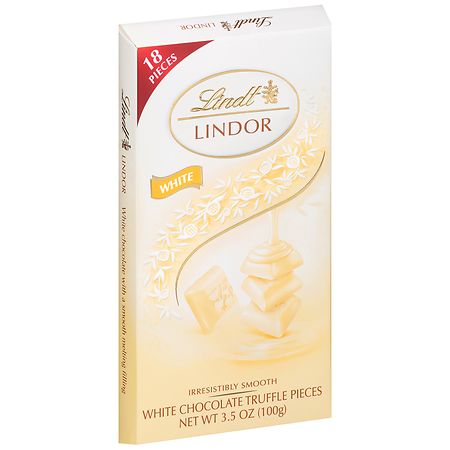 LINDT LINDOR TRUFFLES WHITE 3.5oz[JJNY]