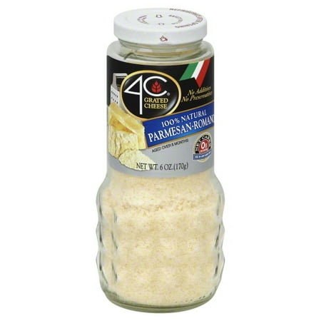4C PARMESAN-ROMANO CHEESE GRATED 6oz