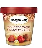 HAAGENDAZS ICE CREAM CHOCOLATE WHITE CHOCOLATE RASPBERRY TRUFFLE 14oz