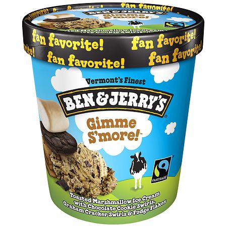 BEN&JERRY'S ICE CREAM GIMME S'MORE 1pt