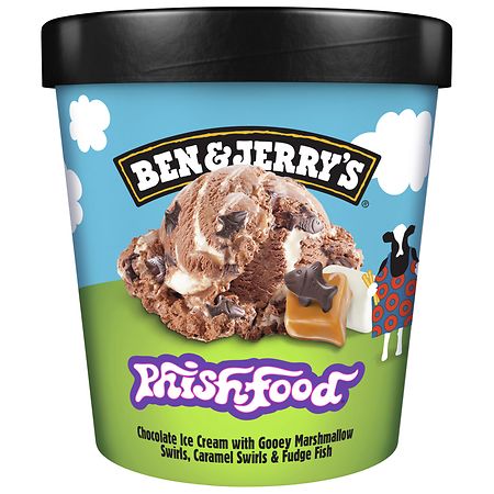 BEN&JERRY'S ICE CREAM PHISH FOOD 1pt