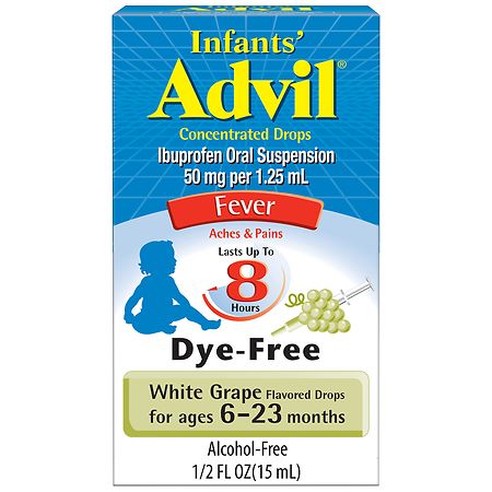 ADVIL INFANTS WHITEGRAPE 1/2oz
