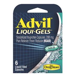 ADVIL LIQUIDGELS 6pc