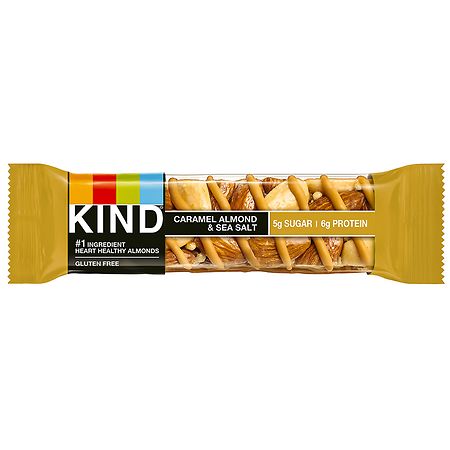 KIND PROTEIN BAR 6gm CARAMEL ALMOND & SEA SALT 1.4oz[MARCH]