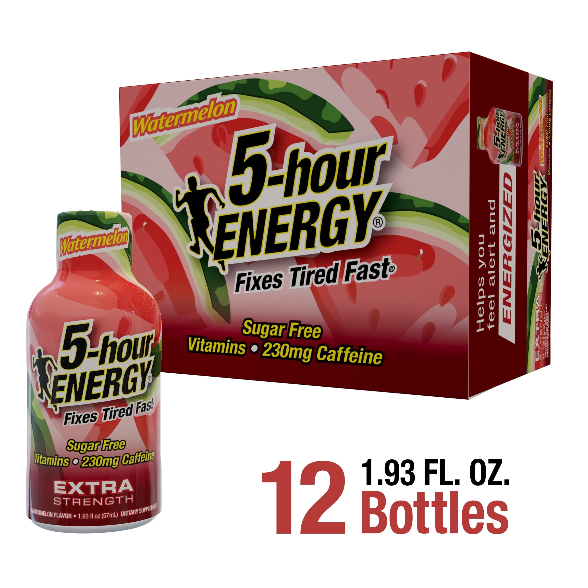 5-HOUR ENERGY SHOTS EX WATERMELON 1.93oz