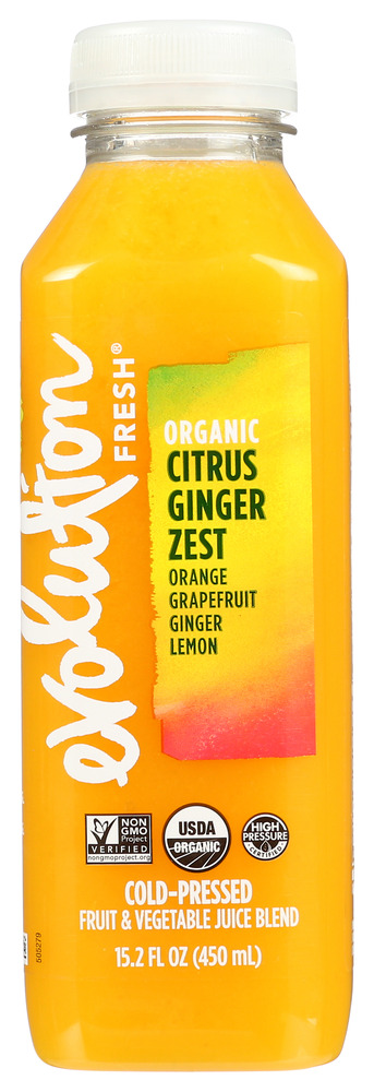 [OUT OF STOCK] EVOLUTION FRESH JUICE ORG CITRUS GINGER ZEST 15.2oz[RAIN]