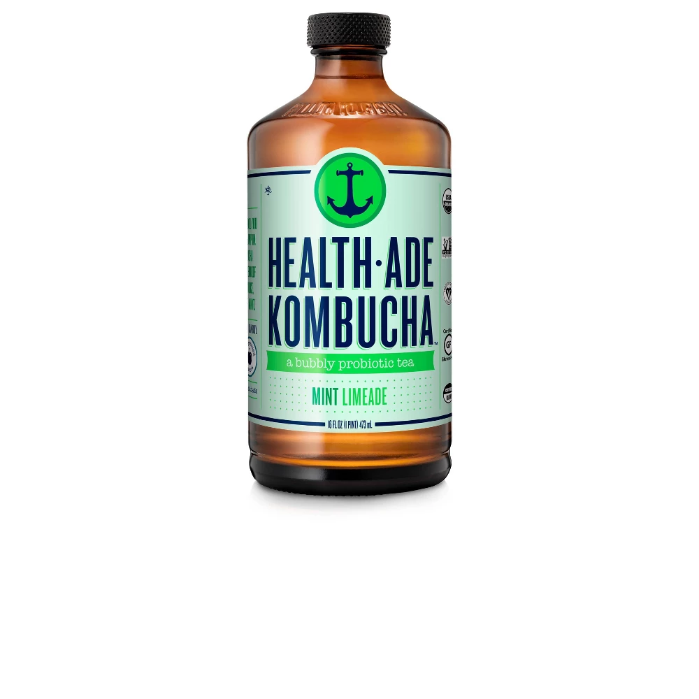 [OUT OF STOCK] HEALTH-ADE KOMBUCHA MINT LIMEADE 16oz[RAIN]