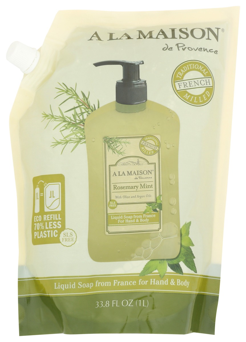 A LA MAISON LIQUID SOAP ROSEMARY MINT 33.8oz[KEHE]