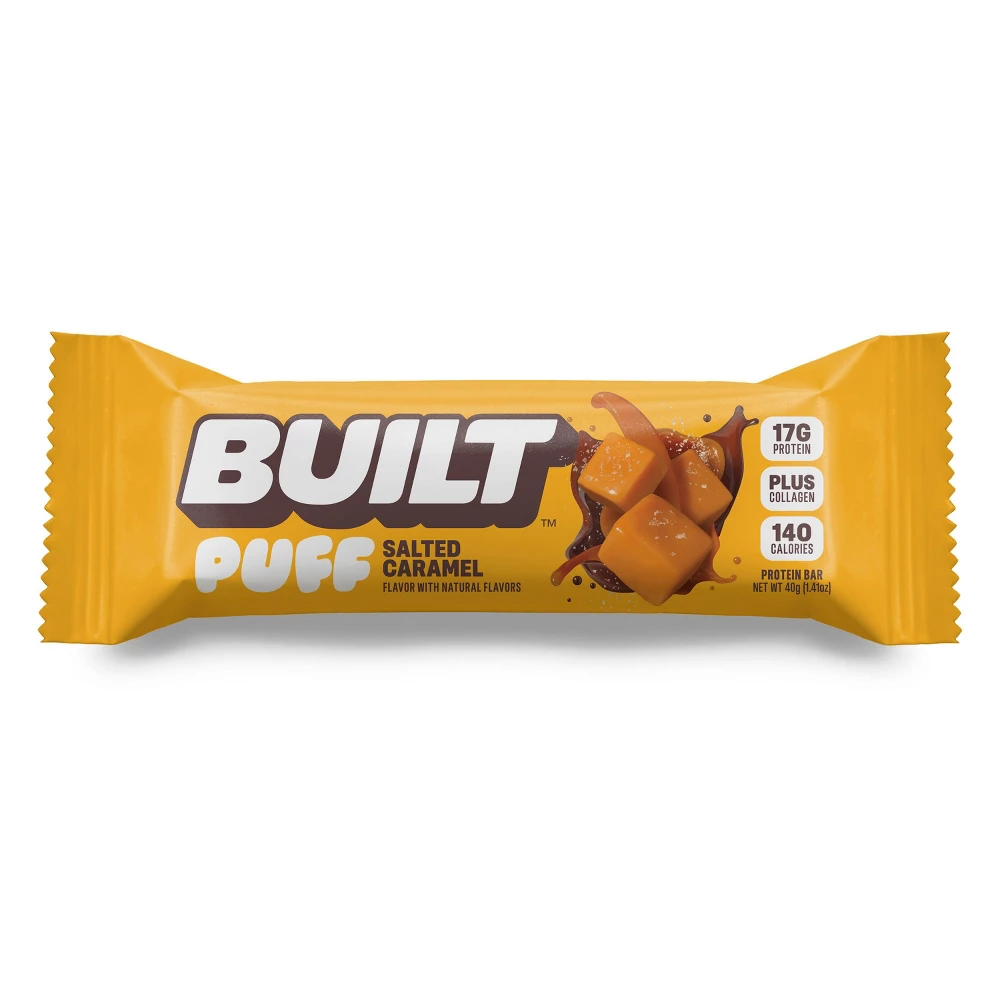 BUILT PROTEIN BARS PUFF 17G SALTED CARAMEL 1.41oz[NU]