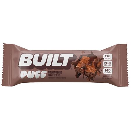 BUILT PROTEIN BARS PUFF 17G BROWNIE BATTER 1.41oz[KEHE]