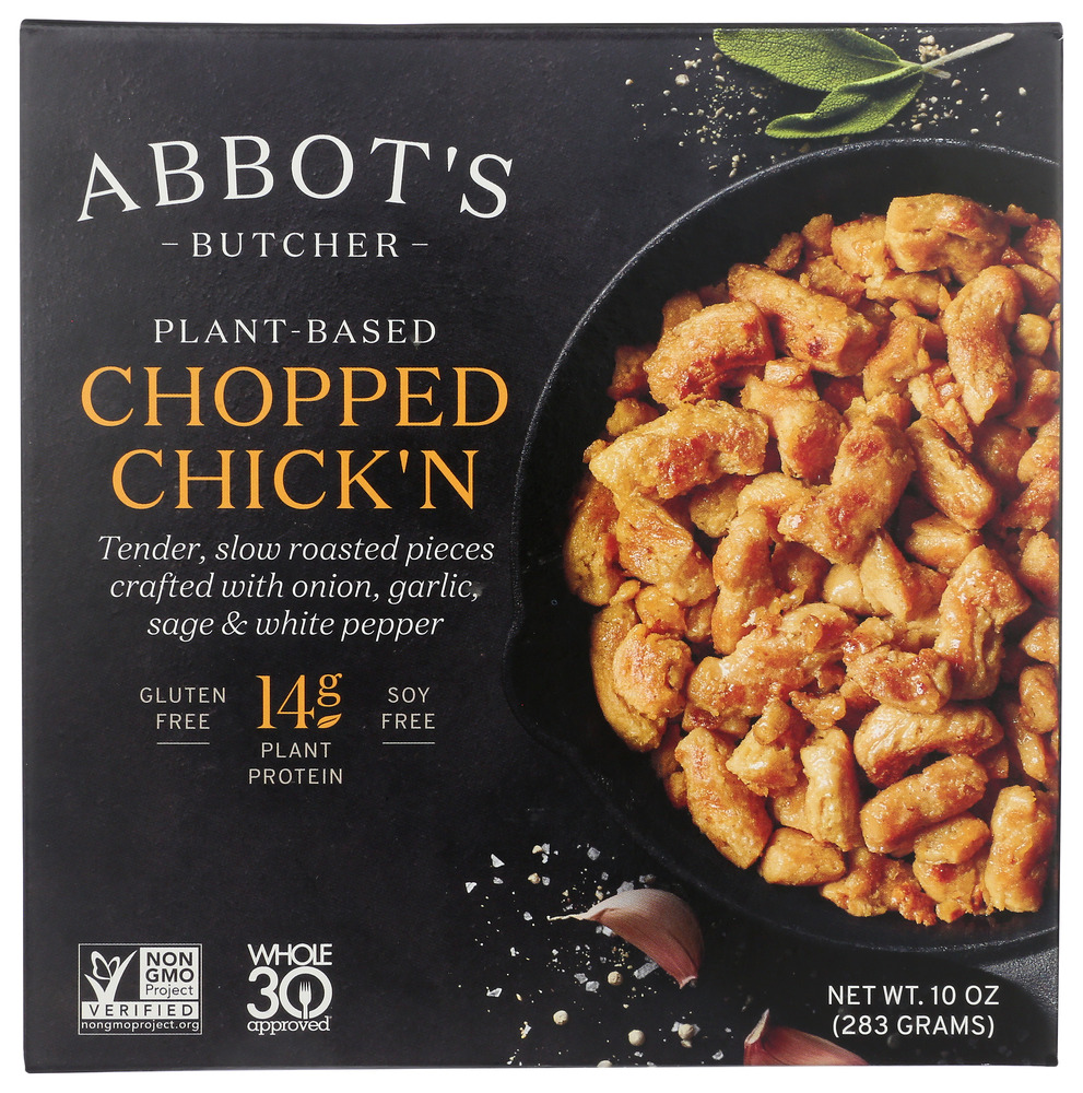 ABBOT'S PLANT BASED CHICKEN CHOPPED 10oz/