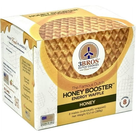 3BROS DUTCH COOKIES HONEY BOOSTER WAFFLE HONEY 8'S 10.2 oz