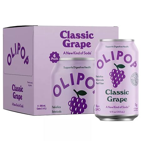 [OUT OF STOCK] OLIPOP CLASSIC GRAPE 4-12oz[RAIN]