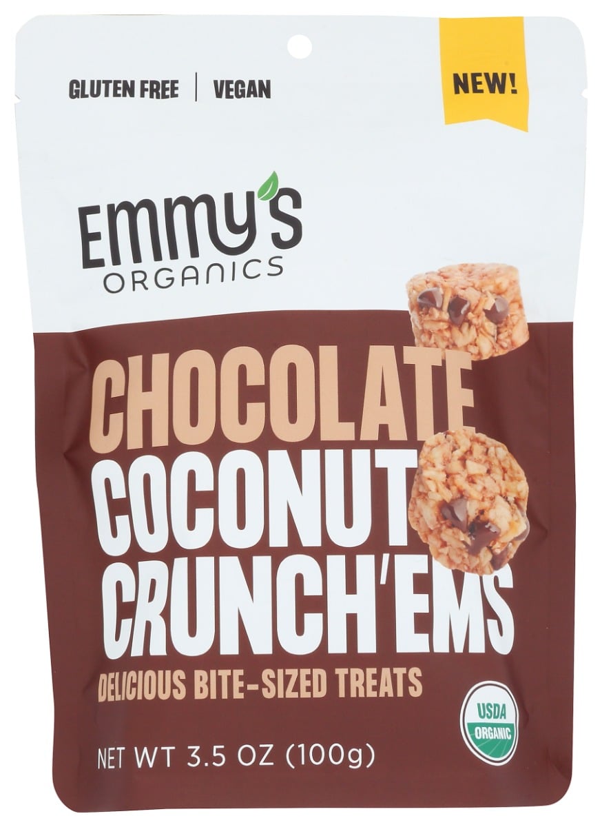 EMMY'S ORGANICS COCONUT CRUNCH CHOCOLATE 3.5oz[KEHE]