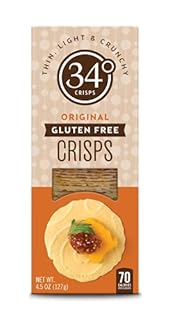 34 DEGREES CRISPBREAD GLUTEN FREE ORIGINAL 4.5oz